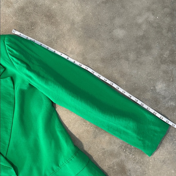 NWOT Nasty Gal Textured Green Blazer - Picture 8 of 10